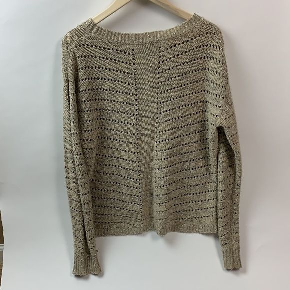 Beige Loose Knit Sweater - Picture 4 of 4